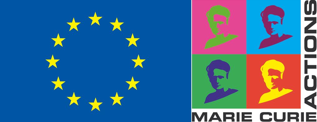 EU flag and Marie Curie Logos II